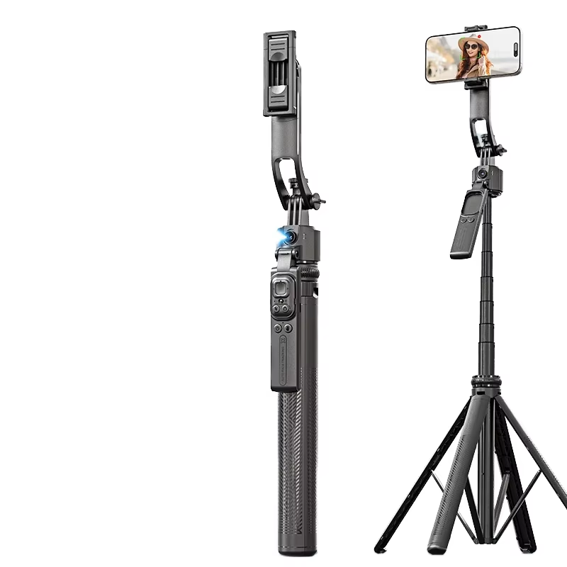 Selfie Stick Tripod - C17 Opvouwbare AI Gezichtsvolgende Gimbal Stabilizer