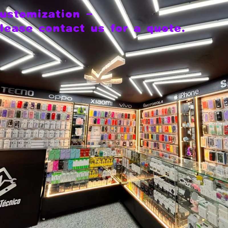 Phone Accessories Design Shop - Modern interieurontwerp voor een mobiele telefoonwinkel: