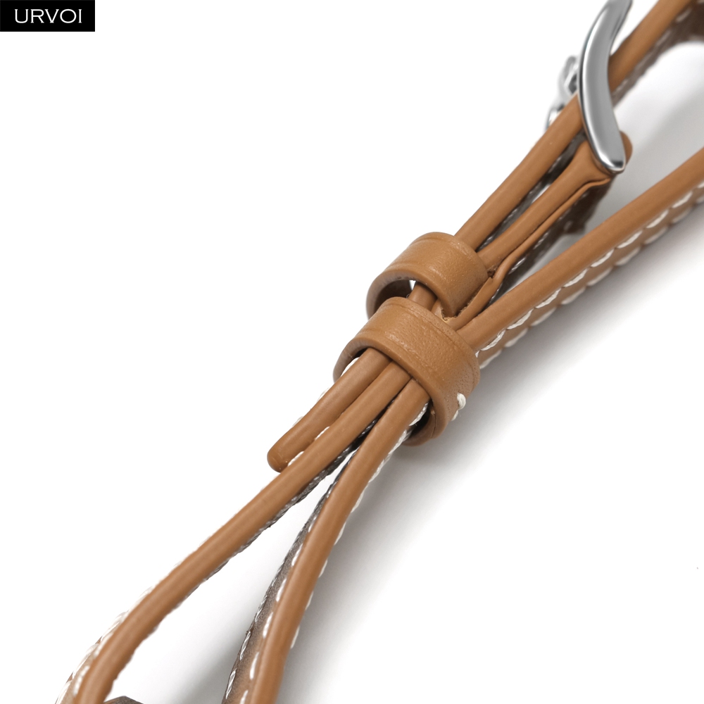 URVOI lederen bagagelabel voor - Airtag Holder Case recensie en prijs