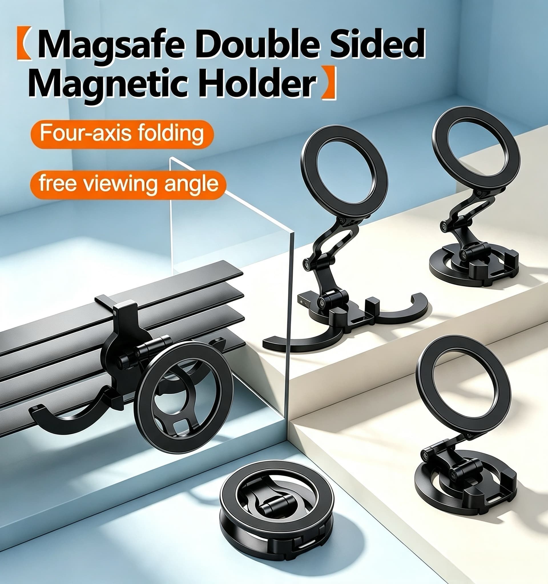 Dubbelzijdige Magsafe Telefoon - Selfie Stick Tripod recensie en prijs