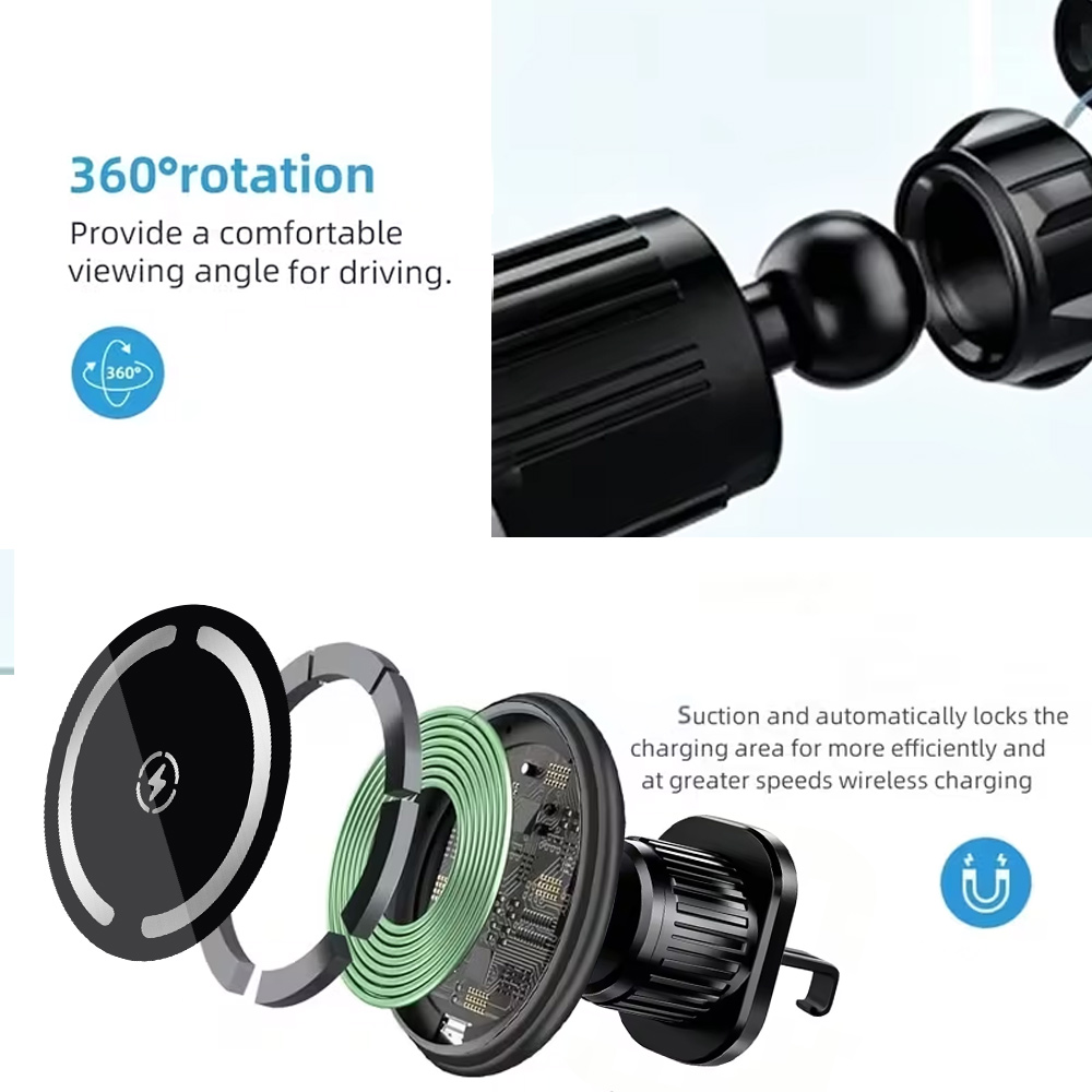 LED Draadloze Oplader Magnetis - Phone Accessories Types recensie en prijs