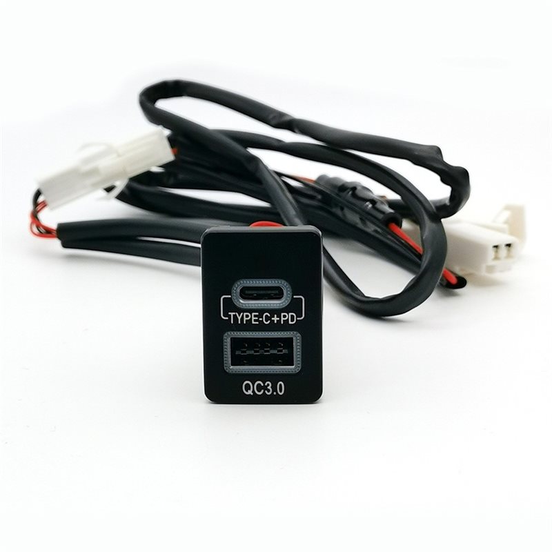 QC3.0 USB TYPE-C PD Blauw Lich - Phone Accessories Types recensie en prijs
