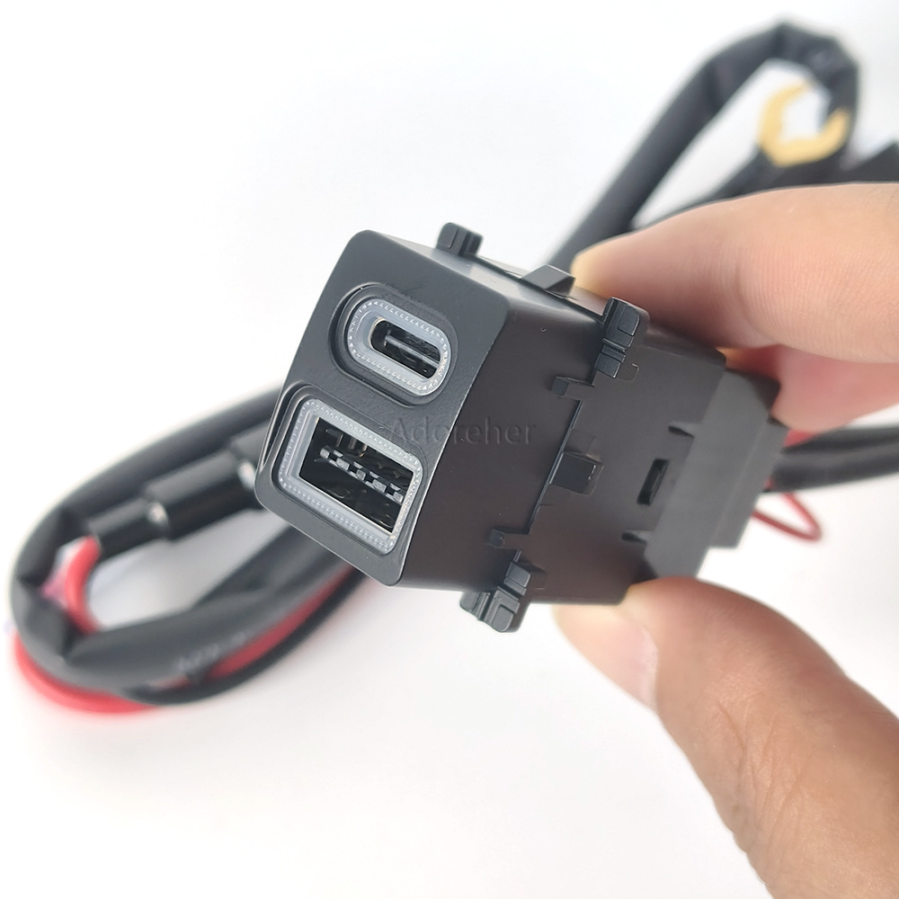 Gemodificeerde auto USB QC3.0  - Phone Accessories Types recensie en prijs