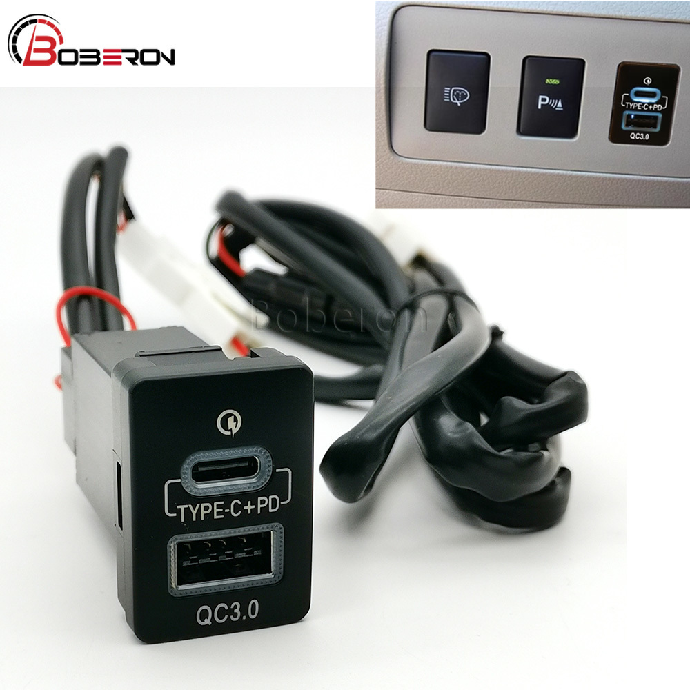 Blauwe LED QC3.0 USB Auto Dubb - Phone Accessories Types recensie en prijs